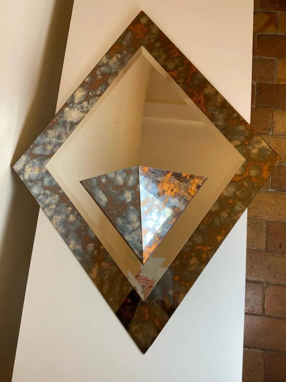 Miroir biseauté 1970