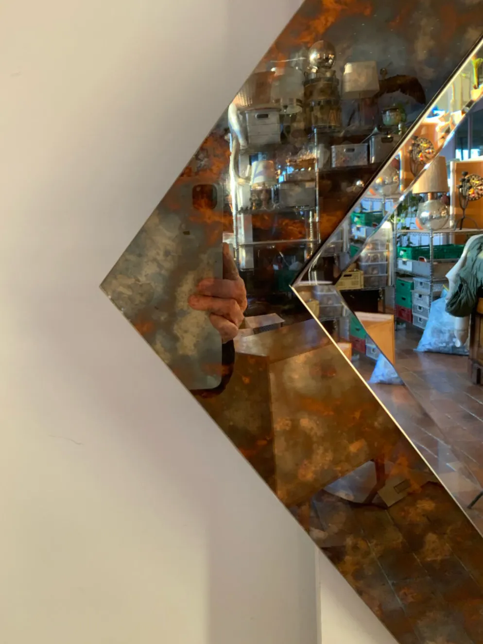Miroir biseauté 1970