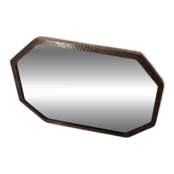 Miroir biseauté Art Déco 58,8 x 41,2 cm
