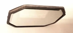 Miroir biseauté Art Déco 58,8 x 41,2 cm