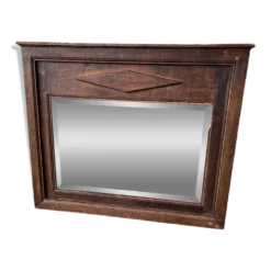 Miroir Biseauté en bois massif