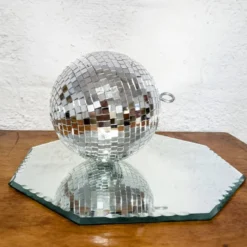 Miroir biseauté octogonal à poser 30cm