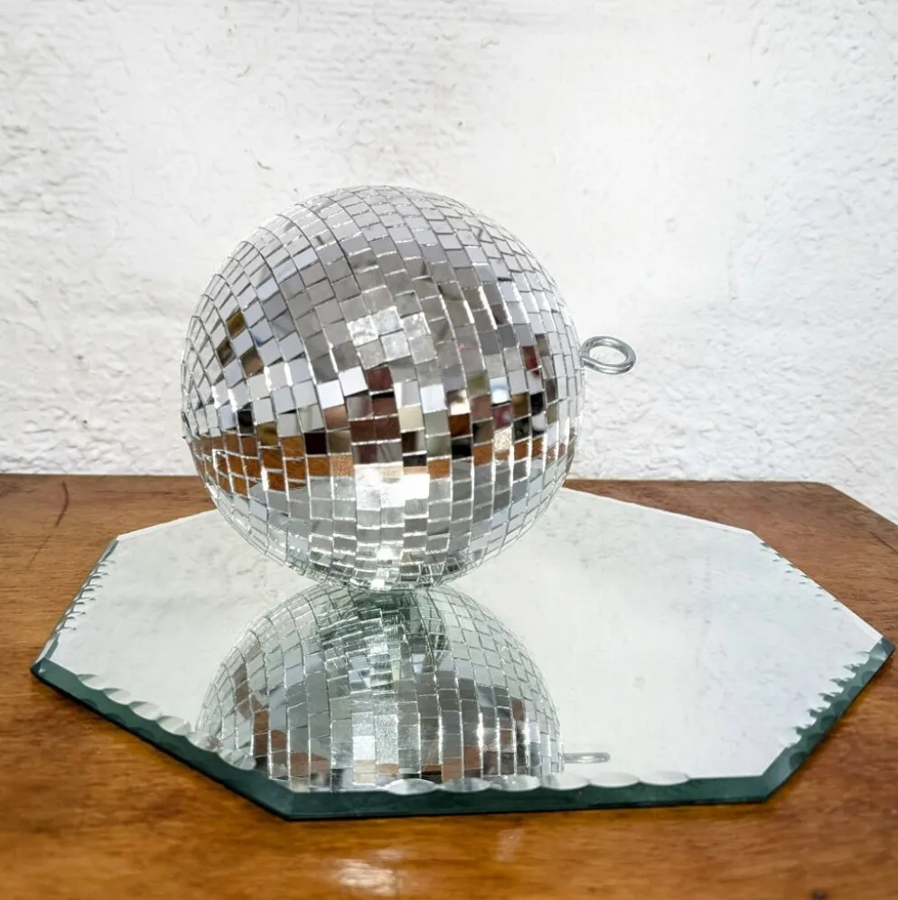 Miroir biseauté octogonal à poser 30cm