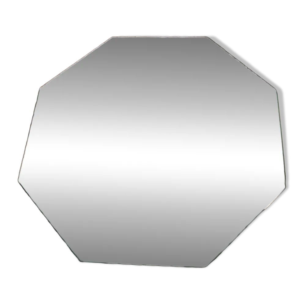 Miroir biseauté octogonal à poser 30cm