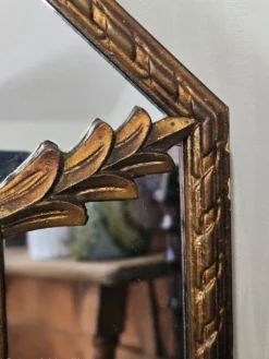 Miroir biseauté parcloses néoclassique XXème