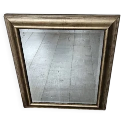 Miroir biseauté sous cadre doré
