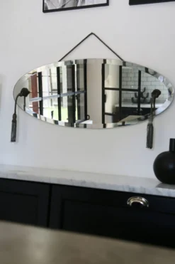 Miroir biseauté style Art Déco, années 1940-50
