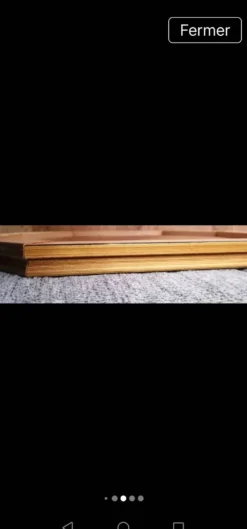 Miroir bois doré
