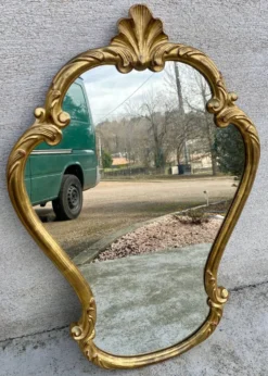 Miroir bois doré Vintage style Louis XV Mirror Baroque