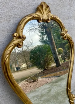 Miroir bois doré Vintage style Louis XV Mirror Baroque