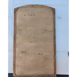 Miroir bois et stuc doré XIXe biseauté