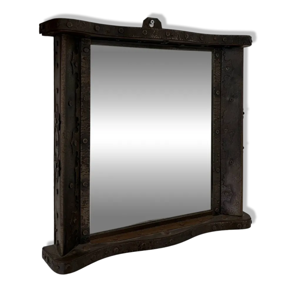 Miroir brutaliste années 1960