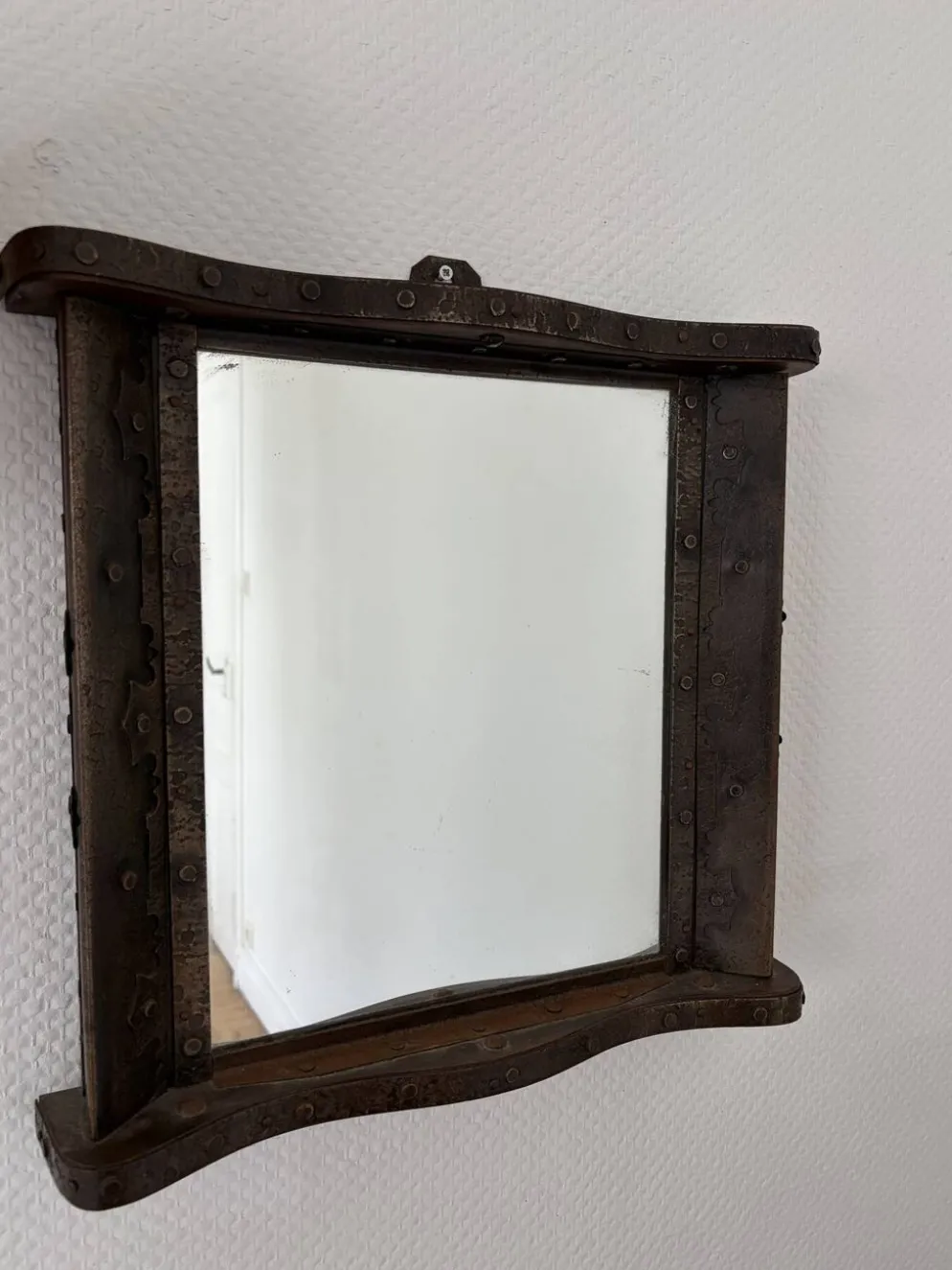 Miroir brutaliste années 1960