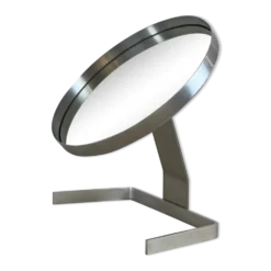 Miroir circulaire par Pierre Vandel France années 70 47x44cm