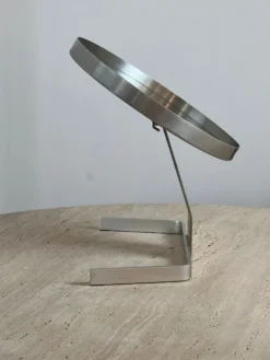 Miroir circulaire par Pierre Vandel France années 70 47x44cm