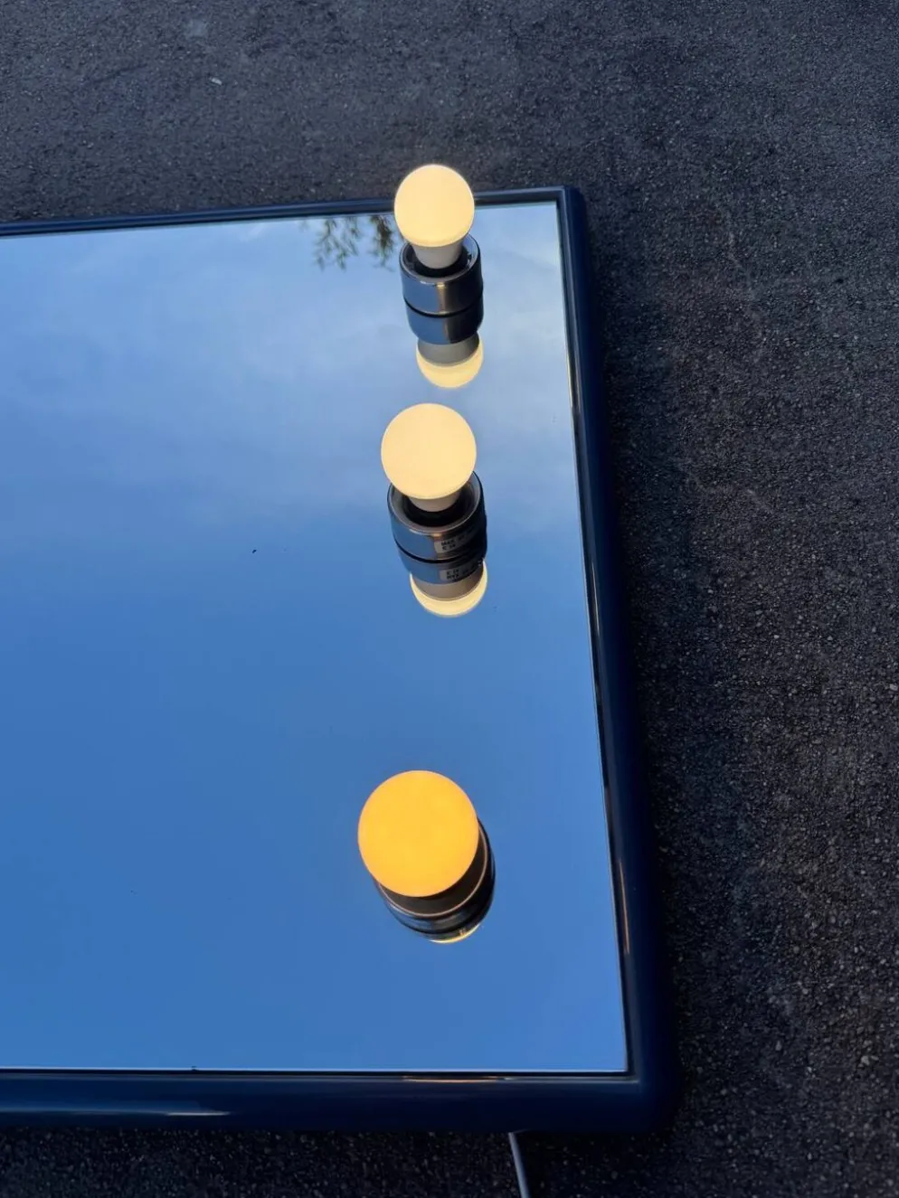 Miroir éclairant Gedy, Italie années 70