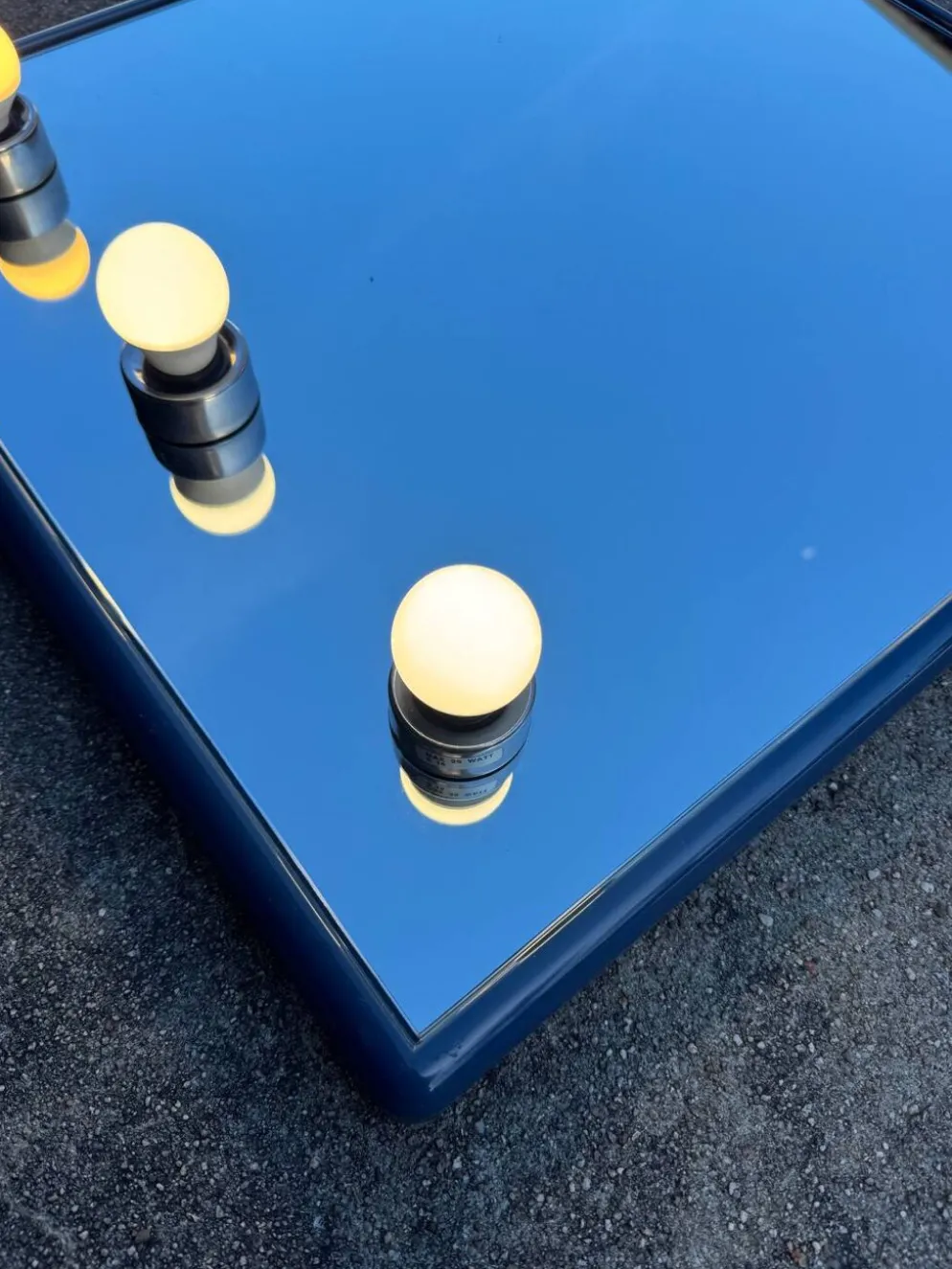Miroir éclairant Gedy, Italie années 70