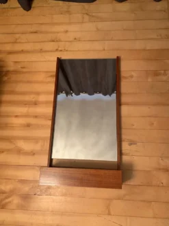 Miroir, coiffeuse murale années 1970 51x101cm