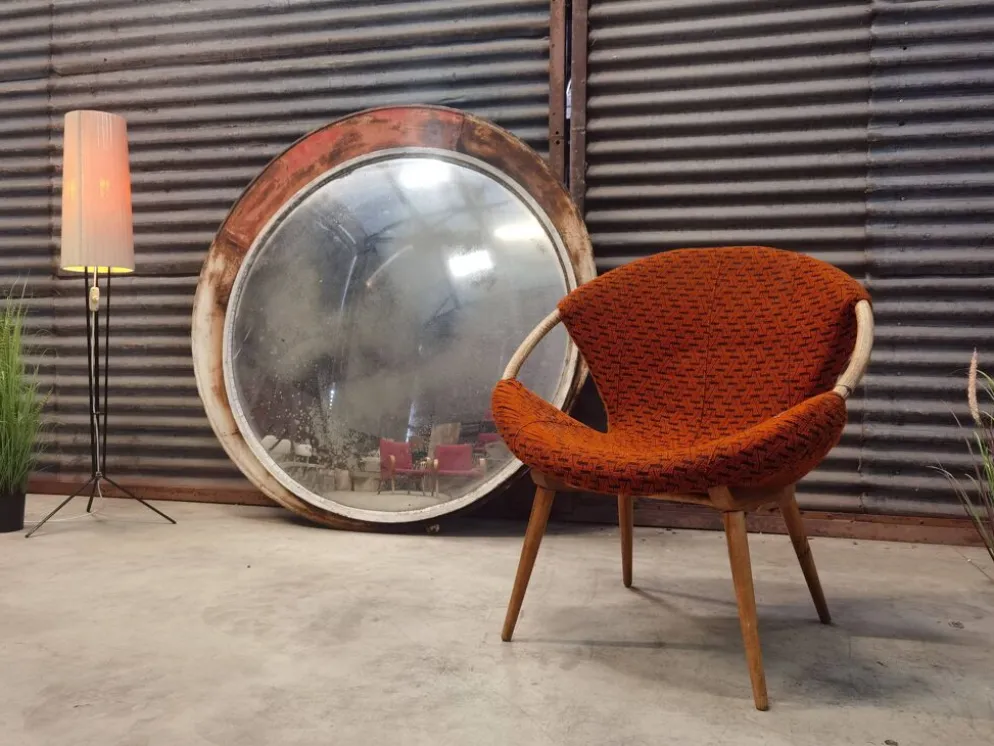 Miroir Convexe Industriel République Tchèque 1960