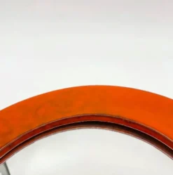 Miroir céramique glaçure « orange », 1960s