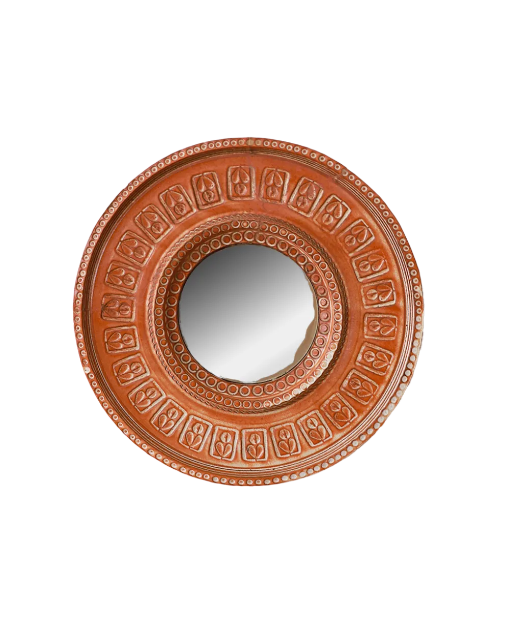 miroir céramique 70s