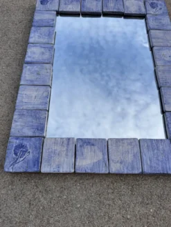 Miroir céramique Vallauris Almone années 70