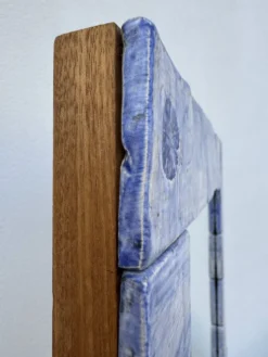 Miroir céramique Vallauris Almone années 70