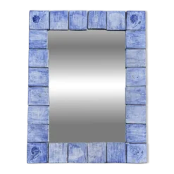 Miroir céramique Vallauris Almone années 70