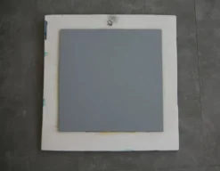 miroir céramique vintage et design , années 70