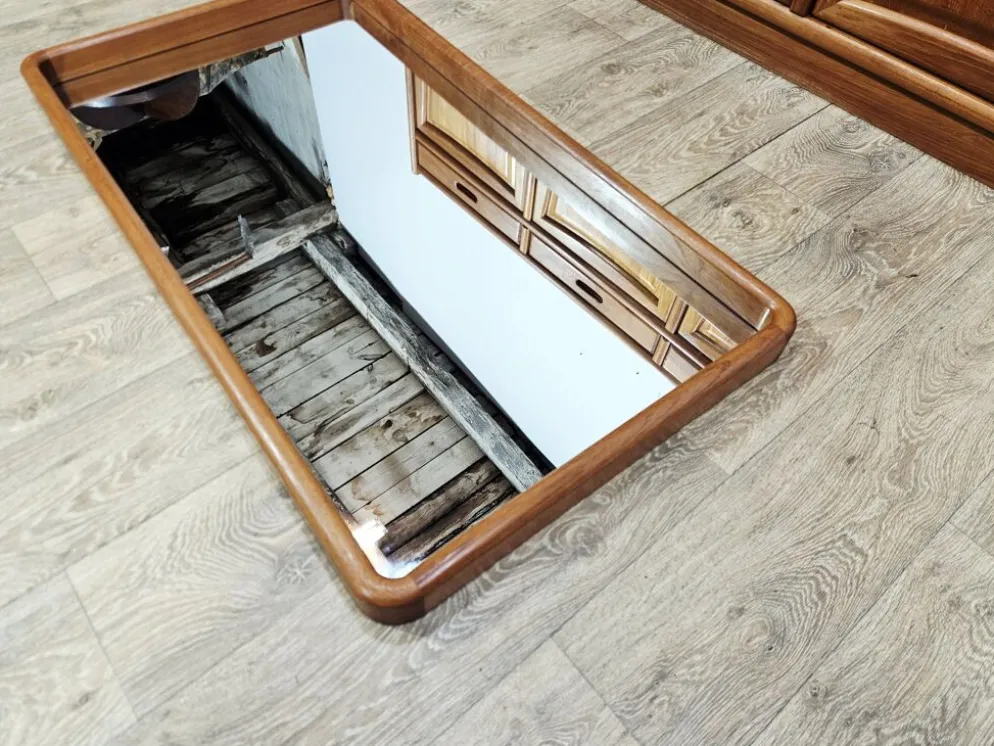 Miroir danois conçu par Aksel Kjersgaard pour Holstebro Møbelfabrik