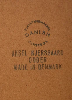 Miroir danois conçu par Kai Kristiansen pour Aksel Kjersgaard, années 1960.
