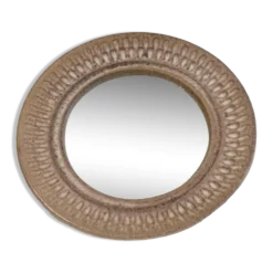 Miroir danois en ceramique 1960