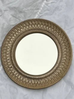 Miroir danois en ceramique 1960