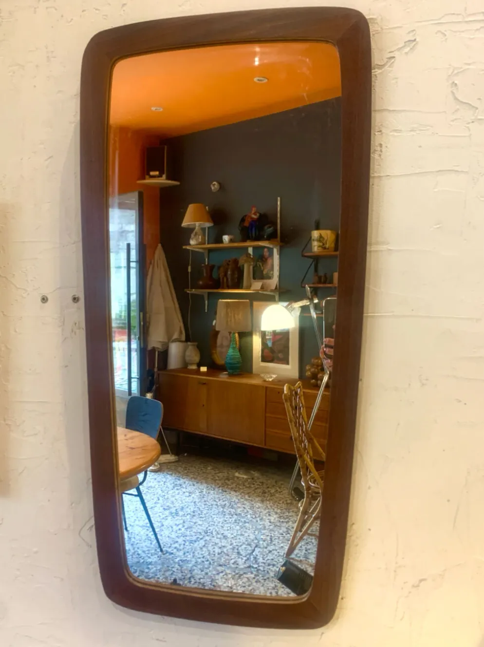 Miroir danois en teck