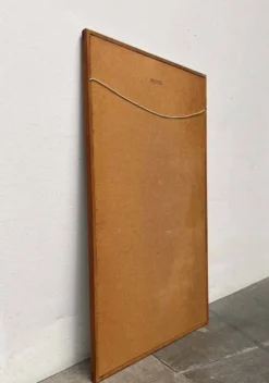 Miroir danois en teck milieu du siècle moderne de Vildbjerg Møbelfabrik, années 1960