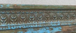 Miroir dans cadre en bois ancien, 174x100 cm
