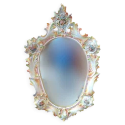 Miroir d'Art en Céramique Polychrome – Maria Pegoraro pour Ricc