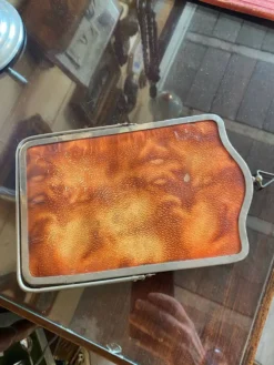 Miroir de barbier biseauté
