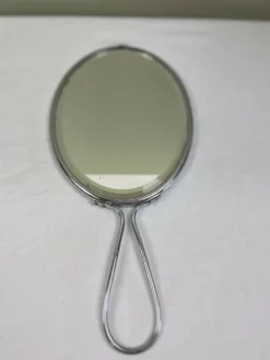 Miroir de barbier à main