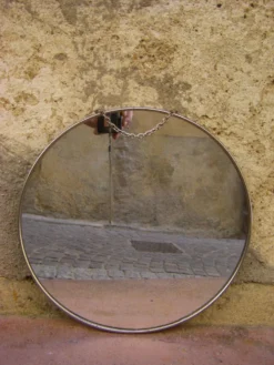 Miroir de barbier rond 30cm