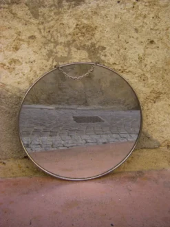 Miroir de barbier rond 30cm