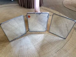 Miroir de barbier sur socle 57x23cm