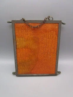 Miroir de barbier triptyque ancien
