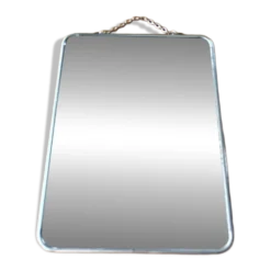 Miroir de barbier vintage avec chaînette