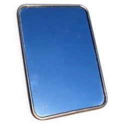 Miroir de barbier vintage beige