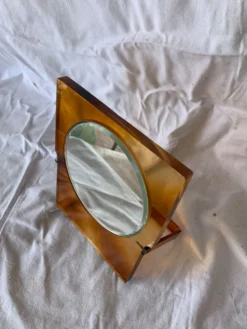Miroir de barbier vintage double face