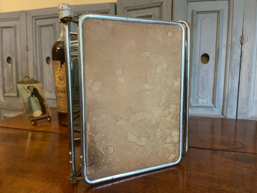 Miroir de coiffeur 3 volets vintage