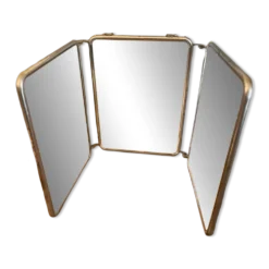 Miroir de coiffeur 3 volets vintage