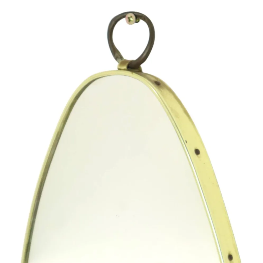 Miroir de forme libre moderne du milieu du siècle, style rockabilly des années 50