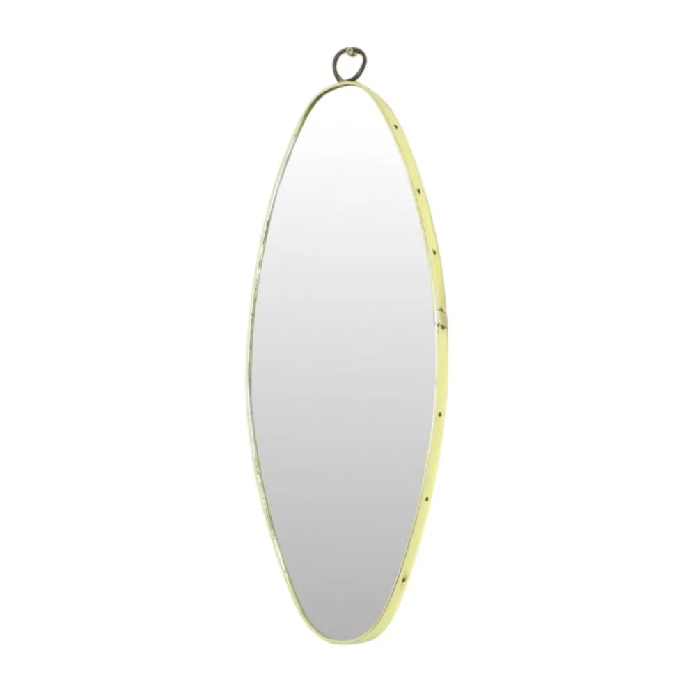 Miroir de forme libre moderne du milieu du siècle, style rockabilly des années 50
